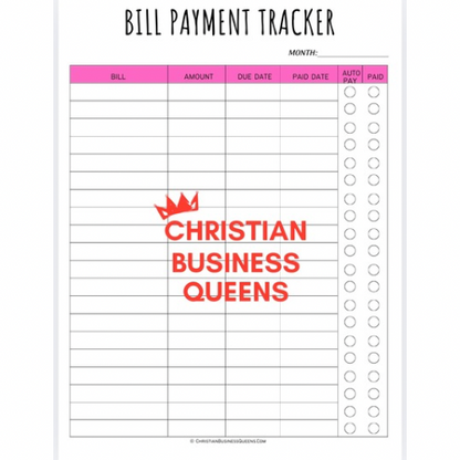 Business Bill Payment Tracker