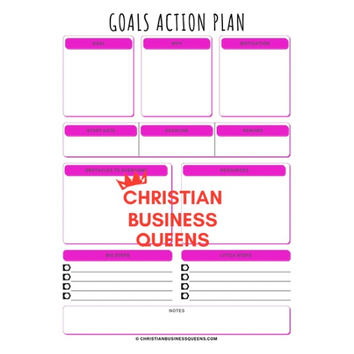 Business Goal Action Plan